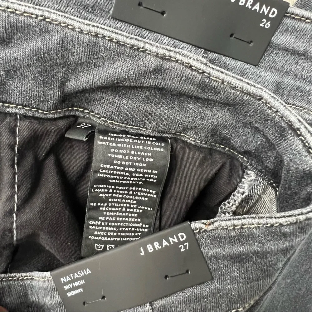 NWT J Brand Natasha Obsucra Sky High Super Skinny Denim Jeans Ankle Crop 26 - Picture 14 of 14